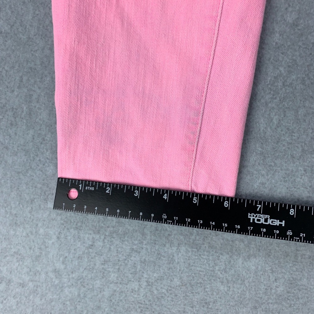 Lilly Pulitzer Worth Skinny Mini Jeans Womens 12 Pink Low Rise Stretch 40841 - Picture 12 of 16